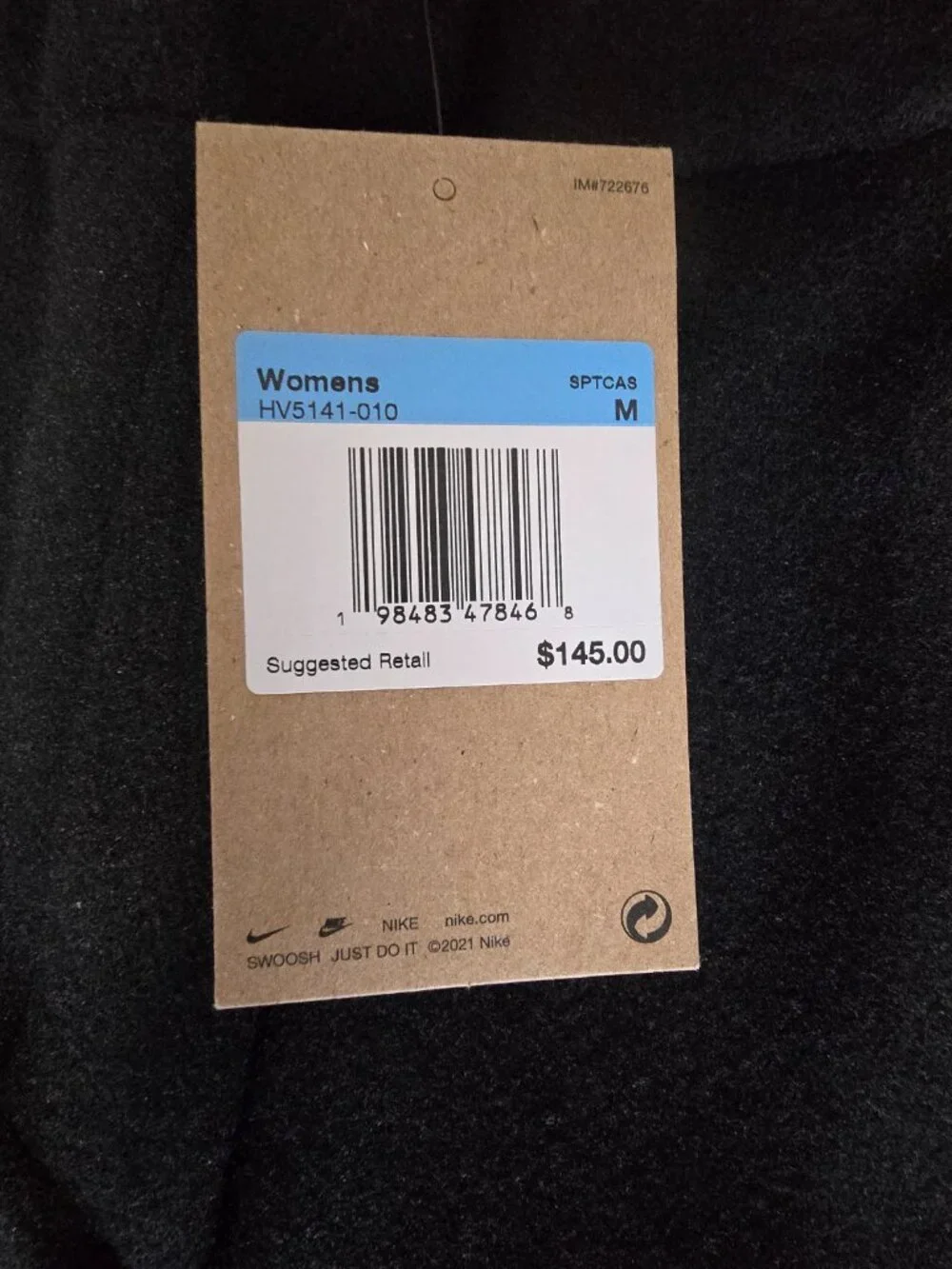 Nike WMNS Sportswear Tailored Trouser Pants HV5141-010 Sz Medium Black